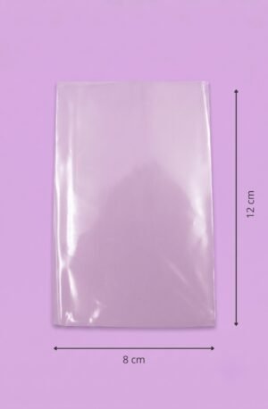 Bolsa Polipropileno Transparente 8x12 cm | Sello Lateral