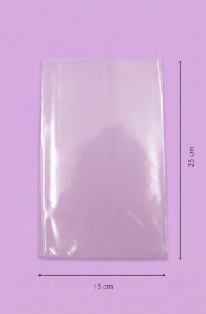 Bolsa Polipropileno Transparente 15x25 cm | Sello Lateral