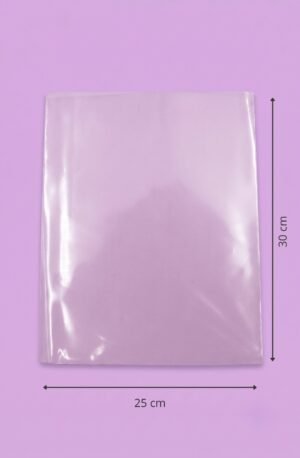 Bolsa Polipropileno Transparente 25x30 cm | Sello Lateral
