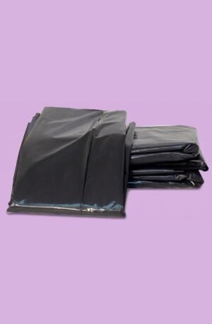 Bolsa de polietileno negra 40x60 cm sin asa para empaque y almacenamiento, venta al mayoreo