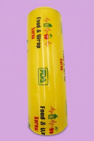 Plástico film adherente Food Wrap Korea, 30 cm x cono 9 cm, transparente y resistente. Ideal para conservar alimentos. Disponible al mayoreo.
