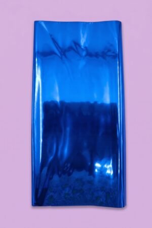 Mantel metálico azul para fiesta, medidas 1.37 x 2.74 m, venta al mayoreo