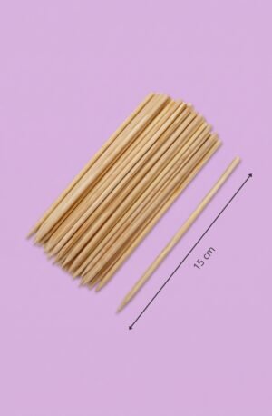 Palillo para brocheta de madera 15 cm para cocina y repostería, venta al mayoreo