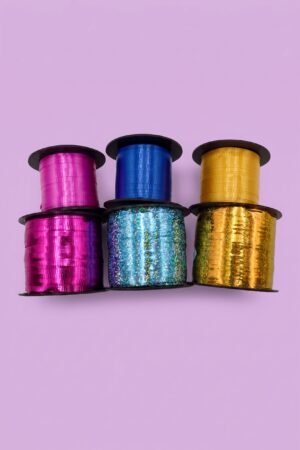 Rollo de listón curly 100 metros varios colores para decoración de regalos, venta al mayoreo